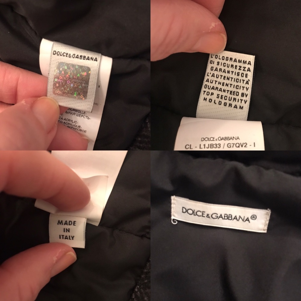 NWT Dolce & Gabbana Baby Coat Cashmere Blend - Picture 7 of 8